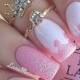 Cute Pink Nail Art Design