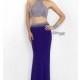 Purple Two Piece Prom Dress from Intrigue by Blush - Discount Evening Dresses 
