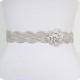 SALE - TRINITY -  Flower Crystal Rhinestone Bridal Belt, Wedding Dress Rhinestone Sash, Bridal Crystals Belts