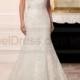 Stella York Fit And Flare Wedding Dress With Embroidered Lace Style 6238