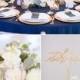 Gold And Navy Wedding