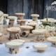 15 Rustic Cupcake Stands ~ Individual Cupcake Stands ~ Spring Wedding