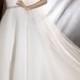 Pronovias Ovidia Beaded Cap Sleeve Organza Ballgown (In Stores Only) 