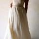 Wedding skirt, Bridal skirt, silk skirt, chiffon skirt, bridal separates, boho wedding dress, hippie wedding skirt, simple wedding dress