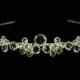 Lily Bridal Tiara with Rhinestones - Wedding Tiara - Bridal Headpiece - Bridal Hair Accessory -Silver Tiara - Flowergirl Tiara
