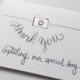 Thank you for being our Photographer Card- Thank You for Capturing our Special Day Card- Photographer Thank You Gift -Wedding Thank You Card
