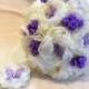 Butterfly Bouquet, Wedding Bouquet, Bridal Bouquet, Fabric Bouquet, Handmade Bouquet, Keepsake Bouquet, Chiffon Flowers, Bridesmaid Bouquet