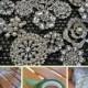 DIY Brooch Bouquet Kit - 35 Pieces (SMALL)