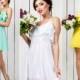 Bridemaid dress, Chiffon dress in white, mint green, yellow, peach, electric blue, small, medium and large sizes, lightweight summer dress