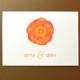 Personalized Wedding Stationery / Wedding Thank You Cards / Thank You Cards, Orange Poppy, 25-Count