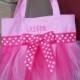Ballet bag, Emboidered Dance Bag, Tutu tote bag, Pink Tote Bag, Personalized Tote bag, Naptime21, MINI Tutu Ballet Bag - MTB24 - D