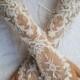 Extra long ivory frame wedding glove, Bridal Glove, ivory lace cuffs, lace ivory gloves, Fingerless Gloves, bridal gloves