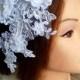 Lace hair, Bridal Lace Hair Comb, Wedding Headpiece, Bridal Lace white Beaded Comb, Lace hair, Wedding Hair, Bridal Hair, Hair, Accessories
