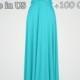 Maxi dress Bridesmaid dress,turquoise bridesmaid dresses, feminine party long dress  turquoise long dress, party long dress