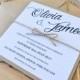 Rustic Wedding Invitation - Kraft Twine Stationery with RSVP