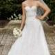 WTOO 14717 Estelle Embroidered Lace Tulle Beaded Belt Sweetheart A-Line - WTOO Wedding Long Strapless, Sweetheart A Line Dress - 2017 New Wedding Dresses
