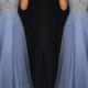 Stunning Floor Length Prom Dress - Crew Neck with Appliques from Dressywomen