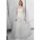 David Fielden FW12 Dress 4 - Full Length David Fielden High-Neck Fall 2012 A-Line White - Nonmiss One Wedding Store