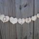 Wedding Engagement Photo Banner Wood Heart Photo Prop- Item 1005