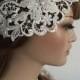 Bridal Lace Headband, Floral Wedding Headpiece, Bridal headband, Ivory pearl headband, Lace hair, Wedding Hair, Bridal Hair, Accessories