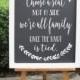 Choose a Seat Not a Side Decals, Rustic Wedding Sign, Ceremony Signs, Wedding Signs, Seating Sign, Wedding Seating Sign, Choose a Seat