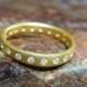 Anniversary Ring , Eternity Wedding Band , Full Eternity Band , Diamond Eternity Ring , Promise Ring , Anniversary Gold Ring , Diamonds Ring