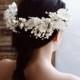 Flower Crown Floral Headband  ,bridal  headband, lilly of valley, wedding crown