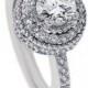 1.26CT Diamond Engagement Ring 14K White Gold