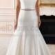 Stella York Boat Neck Wedding Dress With Deep-V Back Style 6369