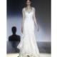 Vestido de novia de Franc Sarabia - 2014 Recta Tirantes Vestido - Tienda nupcial con estilo del cordón