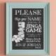 Chalkboard Guestbook Sign Personalized PRINTABLE - JENGA Building Blocks