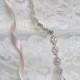 Delicate Silver Crystal Rhinestone Bridal Sash,Wedding sash,Bridal Accessories,Bridal Belt,Style #49