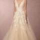 Boho 3D Floral A-Line Wedding Gown :: Autumn Collection