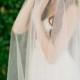 Bridal veil- double layer veil- fingertip veil-drop veil-wedding veil- waltz veil- circle blusher veil- cathedral veil-style 100