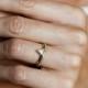 Diamond Wedding Ring Set With Trillion Diamond, Wedding Eternity Ring, Trillion Diamond Set