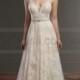 Martina Liana Boho Wedding Dress With Plunging Neckline Style 848