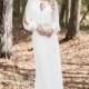 Style 6446 by Lillian West - Long sleeve ChiffonLace Floor length Sheath Dress - 2017 Unique Wedding Shop