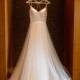 Simple Bridal Gown, Boho Chic Wedding Dress, Low Back Wedding Dress, Sleevless Wedding Dress, simple wedding dress