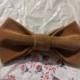 Men's gift Husband gift Brown bow tie Mens gift Boyfriend gift Fathers gift Holiday gift Gift for him Birthday gift Valentines gift For men