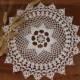 Centrino ad uncinetto bianco, doily crocheted white, doily, crocheted, decorazione della tavola, White, idea regalo, handmade, made in Italy