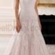 Stella York Sparkling Silver Lace Wedding Dress Style 6401