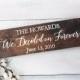 We Decided On Forever, Rustic Wedding Sign, Engagement Photo Prop, Rustic Wedding Decor, Wood Wedding Sign, We Decided On Forever Sign