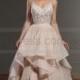 Martina Liana Pink And White Romantic Wedding Dress Style Britt   Stevie