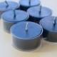 Navy Blue tealight candles for weddings reception centerpieces and parties Pack of 12