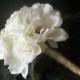Magnolias and Roses Bridal Bouquet, White Magnolia Bouquet, Silk Wedding Flowers