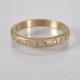 Unique Wedding Ring , Bezel Set Diamond  Ring, Matte gold Wedding Band, Bark Gold Ring, Vintage Wedding Ring,  Engagement Ring,  Anniversary