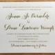 Gold foil wedding invitation, BGF01-JB0613