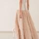 Sample Sale - Size (m-l) / 2016  Silk skirt - Chiffon skirt - Wedding skirt - Two piece wedding dress - Handmade Skirt - Blush wedding skirt