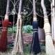 Rustic Wedding Besom in your choice of Natural, Black, Rust or Mixed Broomcorn