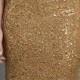 Gold Dress with Floral Embellishment
